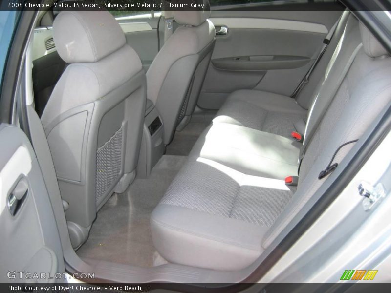 Silverstone Metallic / Titanium Gray 2008 Chevrolet Malibu LS Sedan