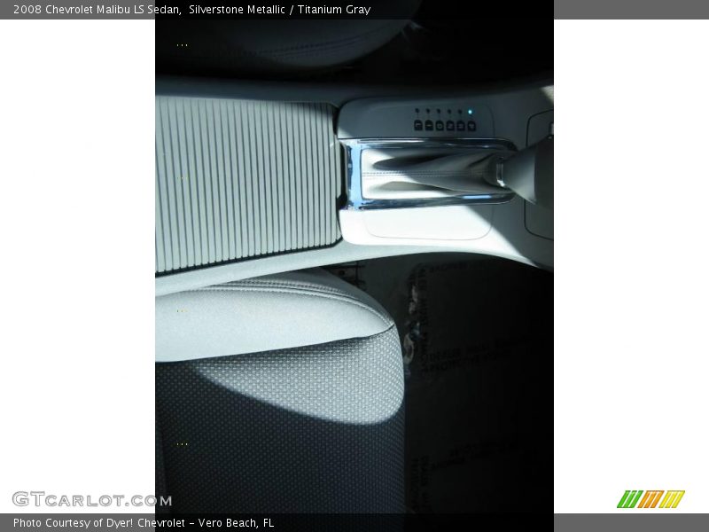 Silverstone Metallic / Titanium Gray 2008 Chevrolet Malibu LS Sedan