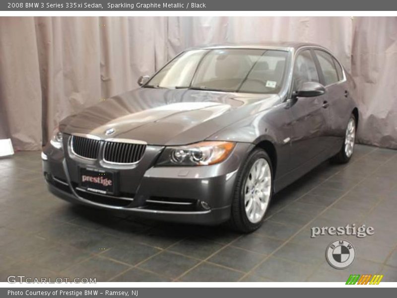 Sparkling Graphite Metallic / Black 2008 BMW 3 Series 335xi Sedan