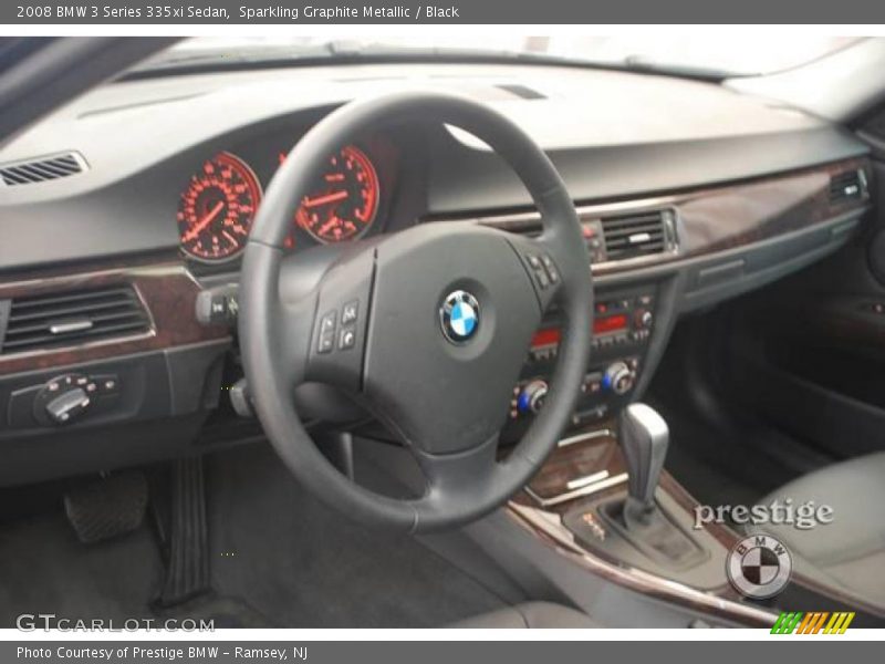 Sparkling Graphite Metallic / Black 2008 BMW 3 Series 335xi Sedan