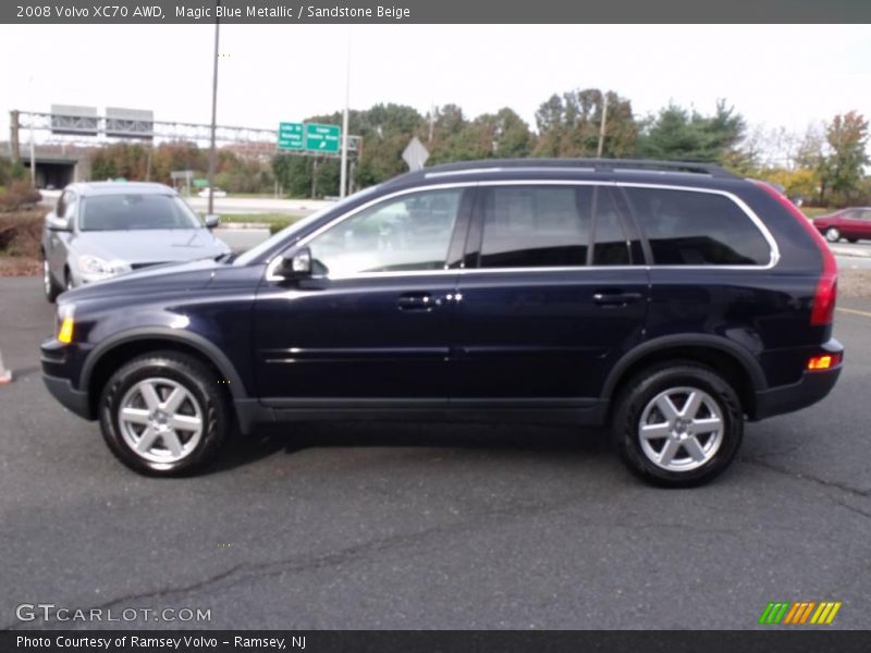 Magic Blue Metallic / Sandstone Beige 2008 Volvo XC70 AWD