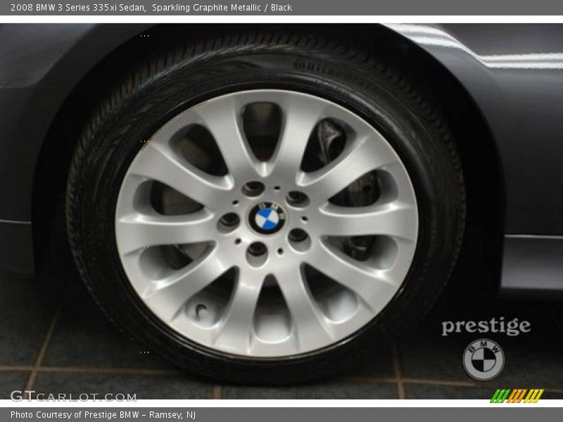 Sparkling Graphite Metallic / Black 2008 BMW 3 Series 335xi Sedan