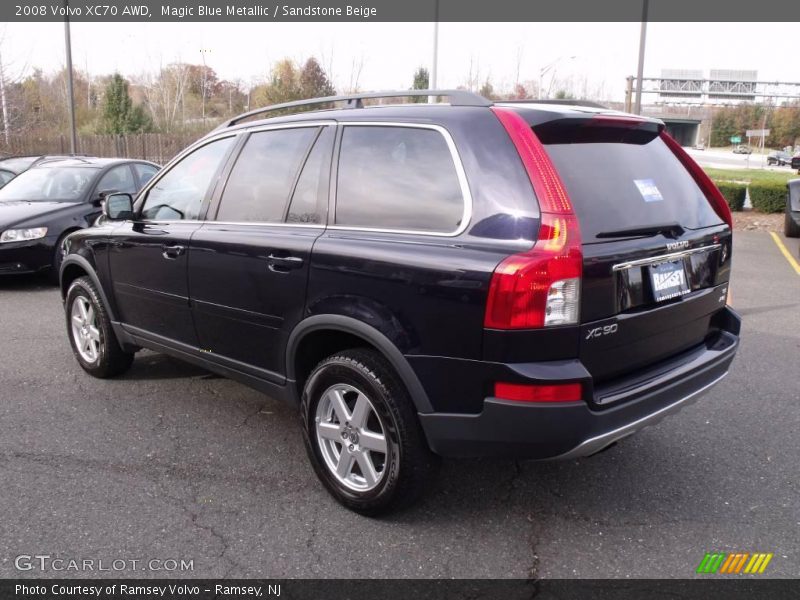 Magic Blue Metallic / Sandstone Beige 2008 Volvo XC70 AWD