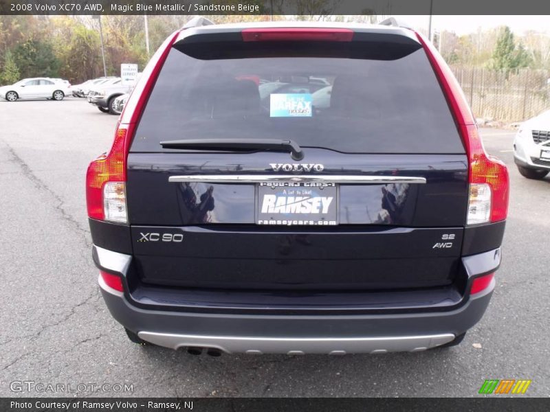 Magic Blue Metallic / Sandstone Beige 2008 Volvo XC70 AWD