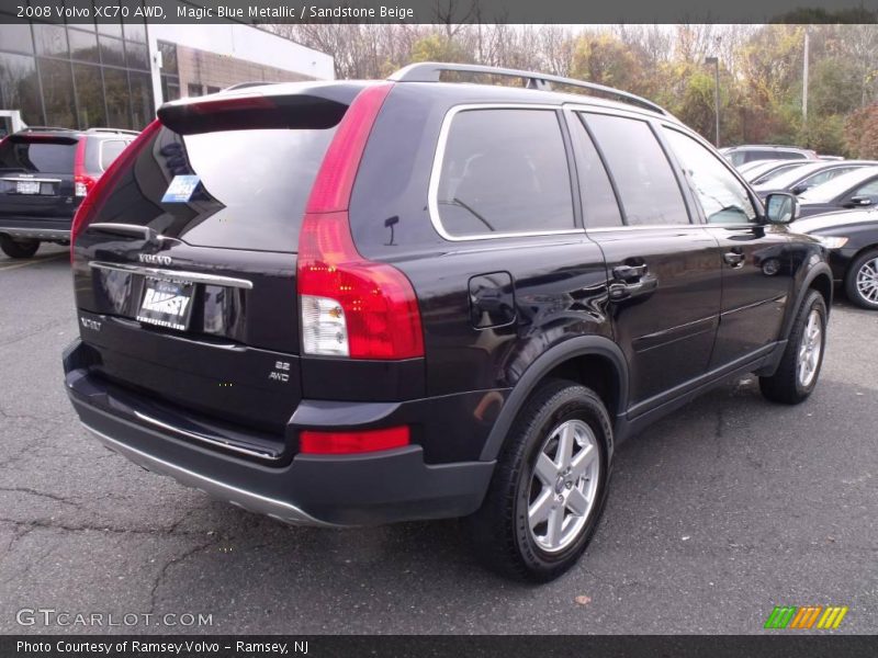 Magic Blue Metallic / Sandstone Beige 2008 Volvo XC70 AWD