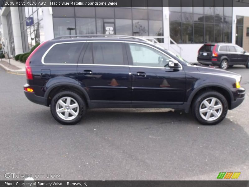 Magic Blue Metallic / Sandstone Beige 2008 Volvo XC70 AWD