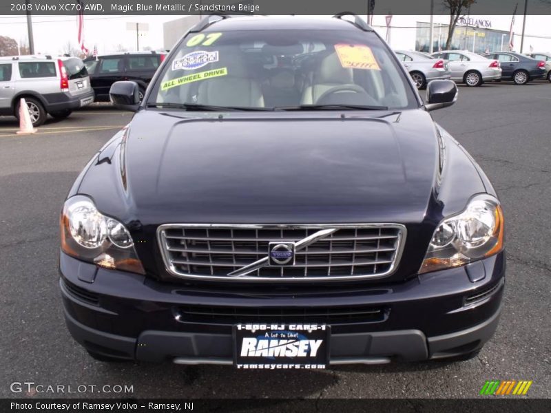 Magic Blue Metallic / Sandstone Beige 2008 Volvo XC70 AWD