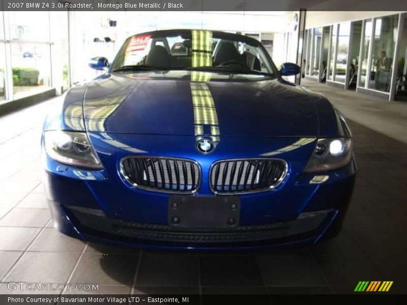 Montego Blue Metallic / Black 2007 BMW Z4 3.0i Roadster