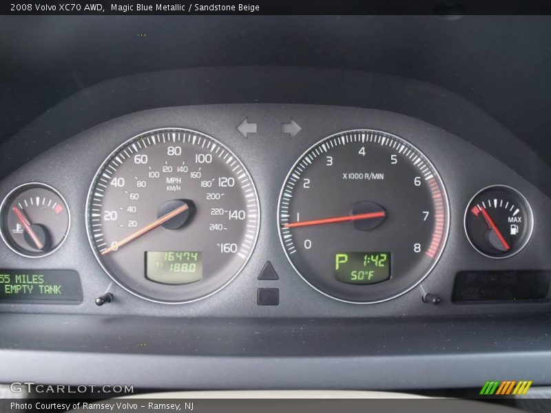 Magic Blue Metallic / Sandstone Beige 2008 Volvo XC70 AWD