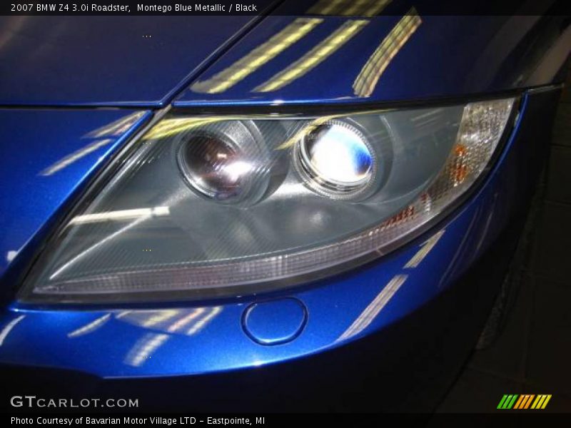 Montego Blue Metallic / Black 2007 BMW Z4 3.0i Roadster