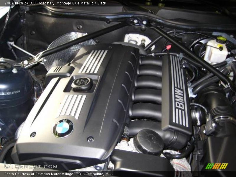 Montego Blue Metallic / Black 2007 BMW Z4 3.0i Roadster