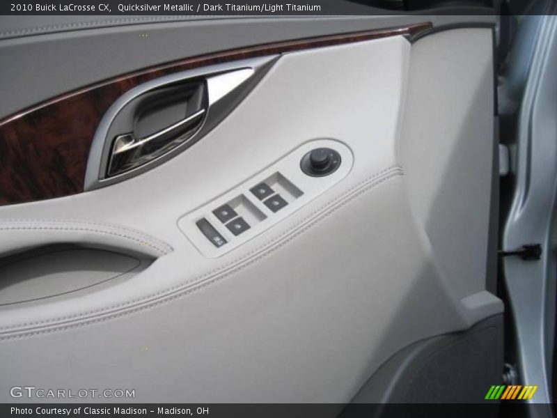 Quicksilver Metallic / Dark Titanium/Light Titanium 2010 Buick LaCrosse CX