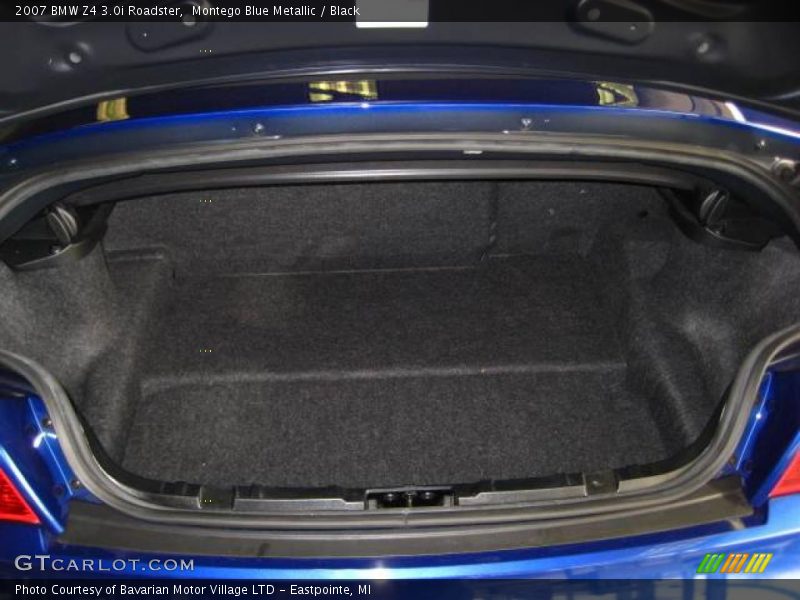 Montego Blue Metallic / Black 2007 BMW Z4 3.0i Roadster