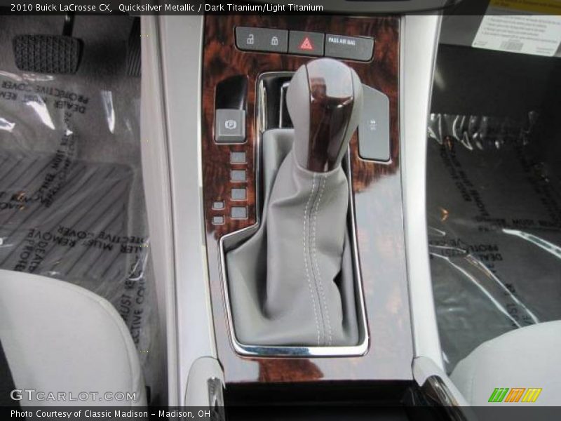 Quicksilver Metallic / Dark Titanium/Light Titanium 2010 Buick LaCrosse CX