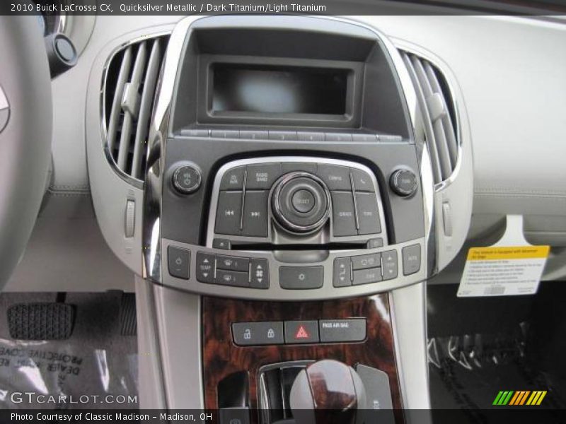 Quicksilver Metallic / Dark Titanium/Light Titanium 2010 Buick LaCrosse CX