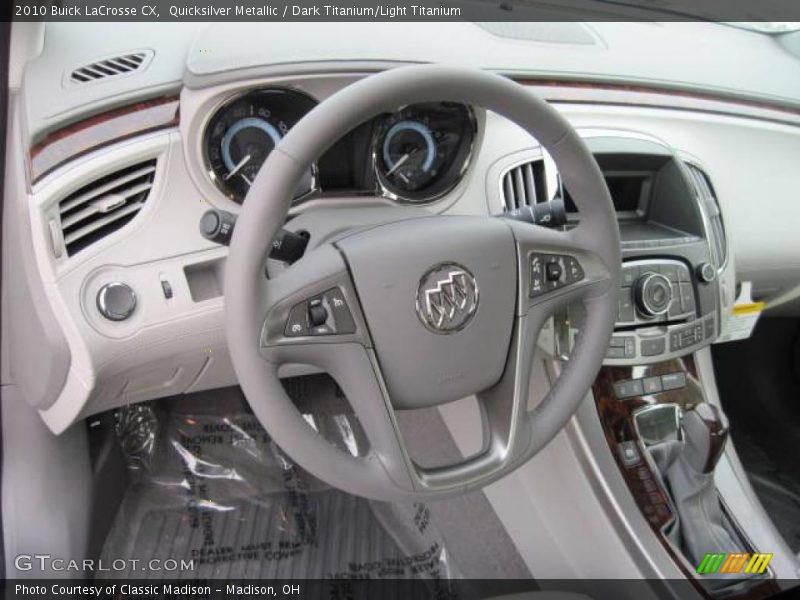 Quicksilver Metallic / Dark Titanium/Light Titanium 2010 Buick LaCrosse CX
