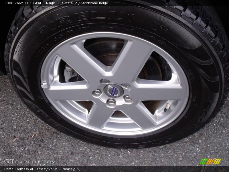 Magic Blue Metallic / Sandstone Beige 2008 Volvo XC70 AWD