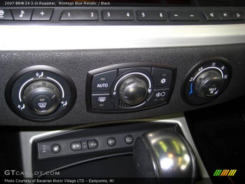 Montego Blue Metallic / Black 2007 BMW Z4 3.0i Roadster