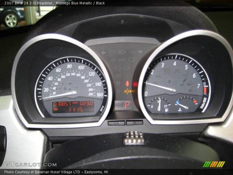 Montego Blue Metallic / Black 2007 BMW Z4 3.0i Roadster