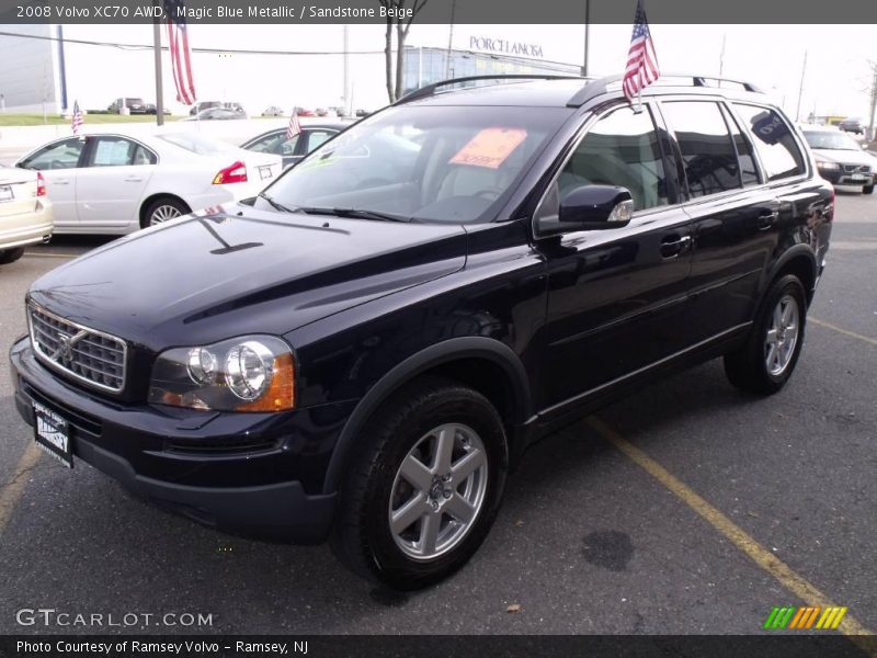 Magic Blue Metallic / Sandstone Beige 2008 Volvo XC70 AWD