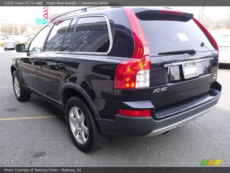 Magic Blue Metallic / Sandstone Beige 2008 Volvo XC70 AWD