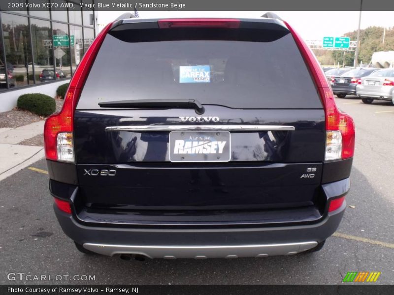 Magic Blue Metallic / Sandstone Beige 2008 Volvo XC70 AWD