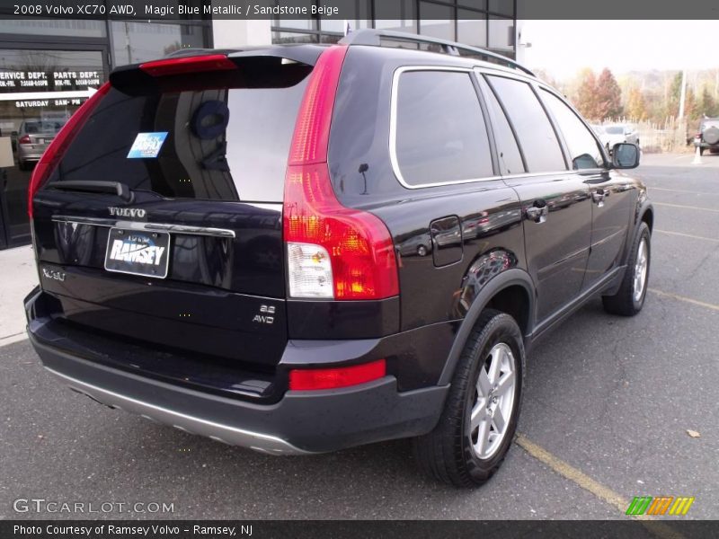 Magic Blue Metallic / Sandstone Beige 2008 Volvo XC70 AWD