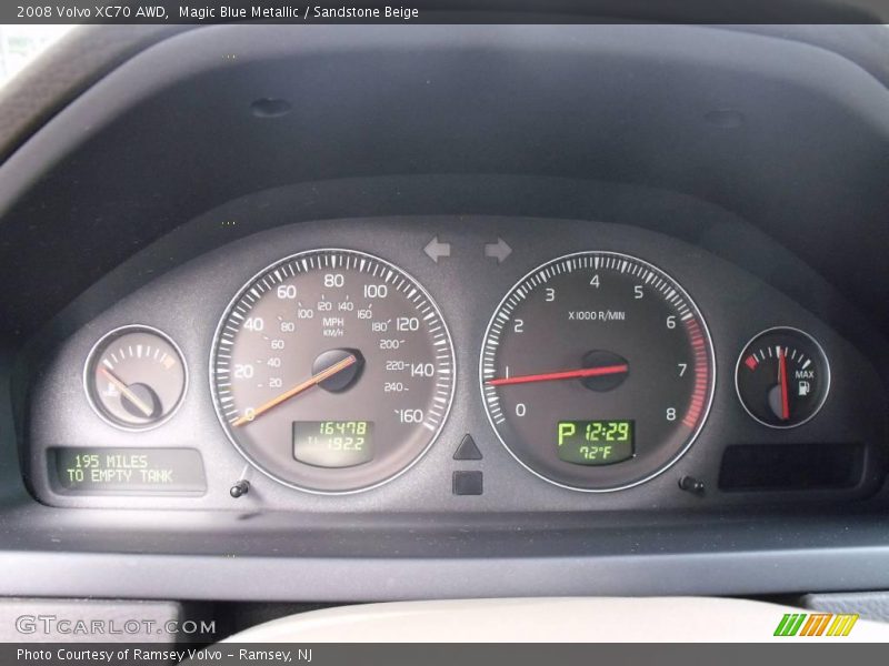Magic Blue Metallic / Sandstone Beige 2008 Volvo XC70 AWD