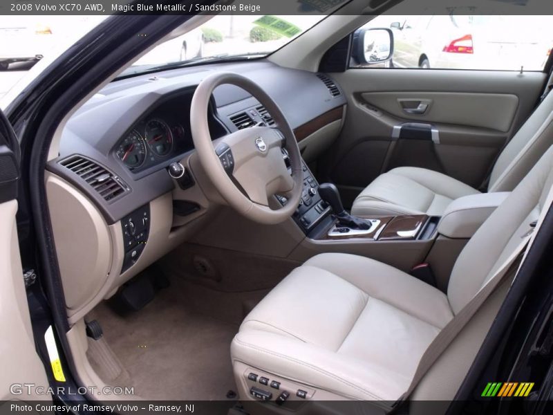 Magic Blue Metallic / Sandstone Beige 2008 Volvo XC70 AWD