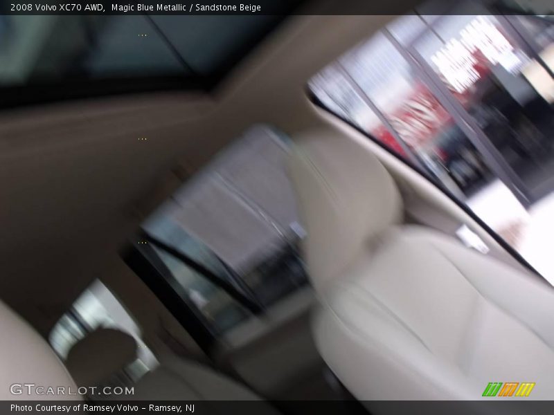 Magic Blue Metallic / Sandstone Beige 2008 Volvo XC70 AWD