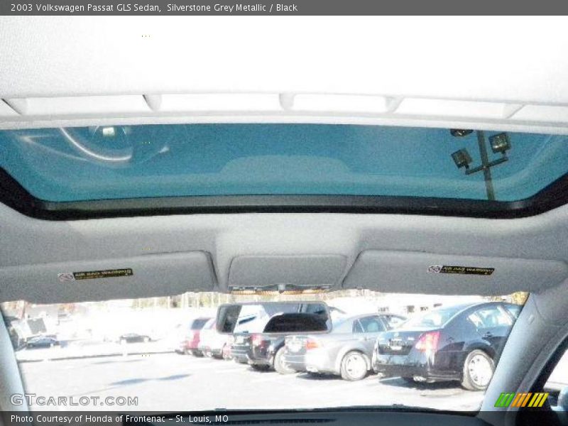 Silverstone Grey Metallic / Black 2003 Volkswagen Passat GLS Sedan