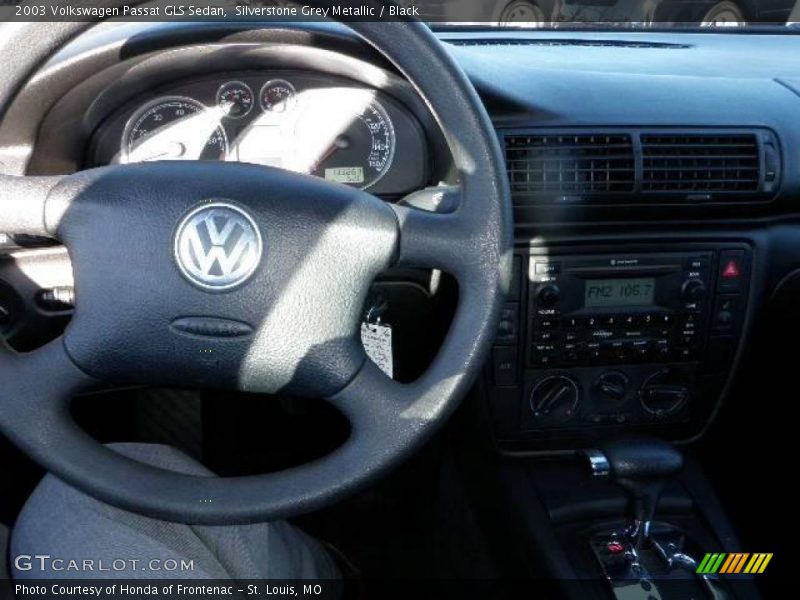 Silverstone Grey Metallic / Black 2003 Volkswagen Passat GLS Sedan