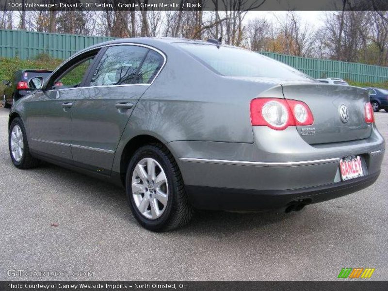 Granite Green Metallic / Black 2006 Volkswagen Passat 2.0T Sedan
