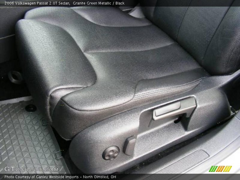 Granite Green Metallic / Black 2006 Volkswagen Passat 2.0T Sedan