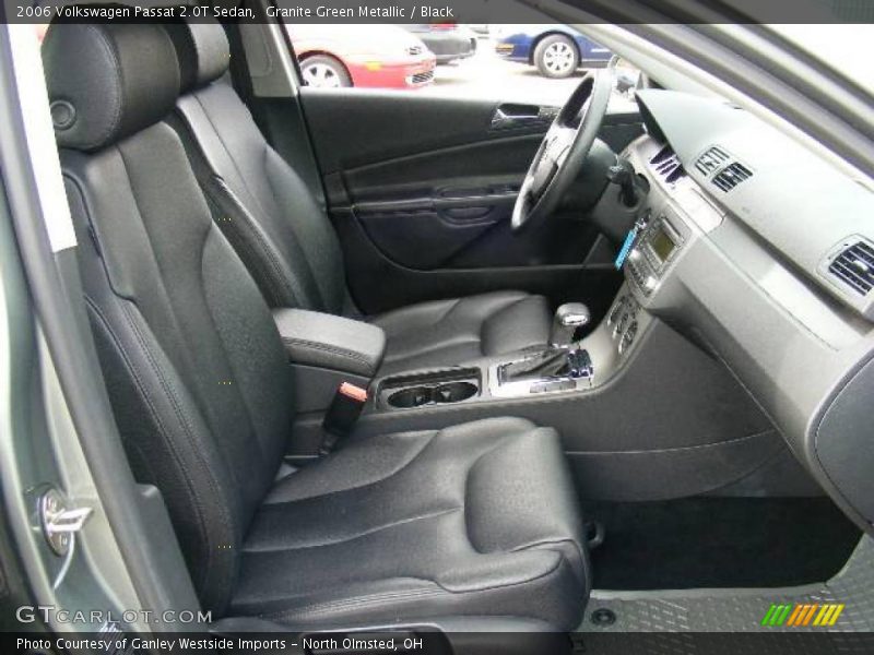Granite Green Metallic / Black 2006 Volkswagen Passat 2.0T Sedan