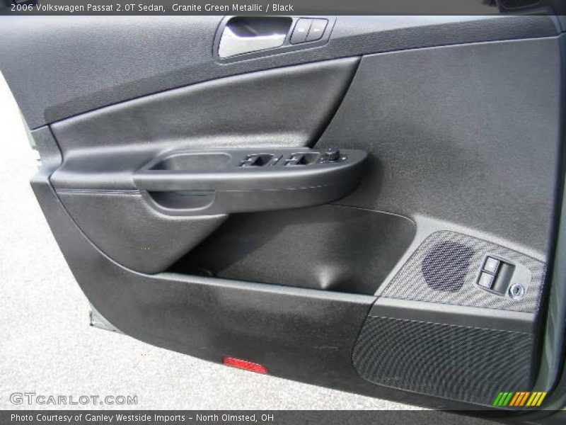 Granite Green Metallic / Black 2006 Volkswagen Passat 2.0T Sedan