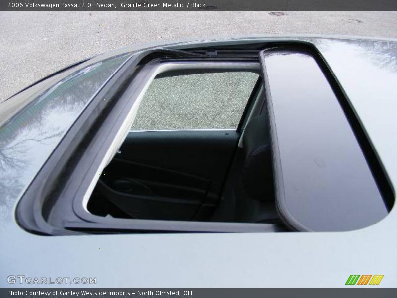 Granite Green Metallic / Black 2006 Volkswagen Passat 2.0T Sedan
