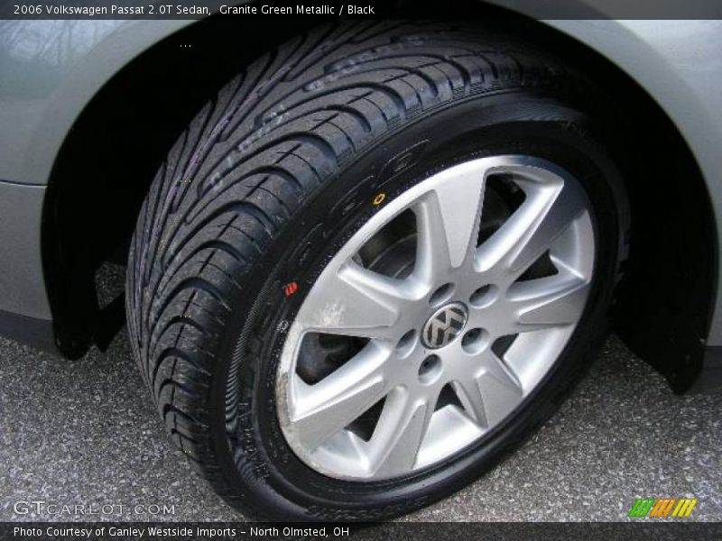 Granite Green Metallic / Black 2006 Volkswagen Passat 2.0T Sedan