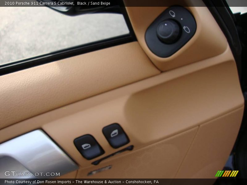 Black / Sand Beige 2010 Porsche 911 Carrera S Cabriolet