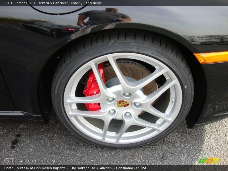 Black / Sand Beige 2010 Porsche 911 Carrera S Cabriolet