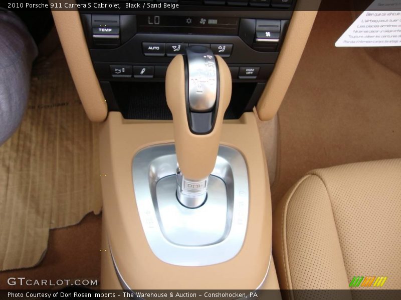 Black / Sand Beige 2010 Porsche 911 Carrera S Cabriolet