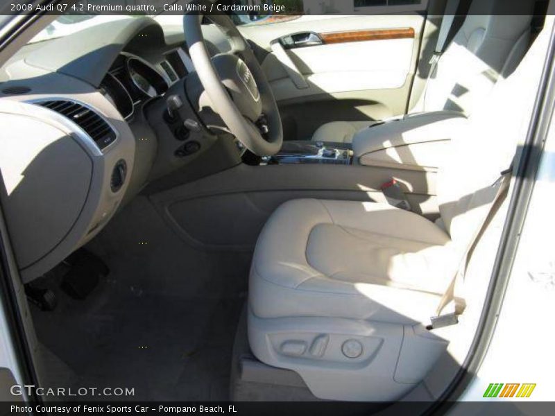 Calla White / Cardamom Beige 2008 Audi Q7 4.2 Premium quattro