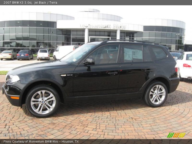 Jet Black / Terra 2007 BMW X3 3.0si