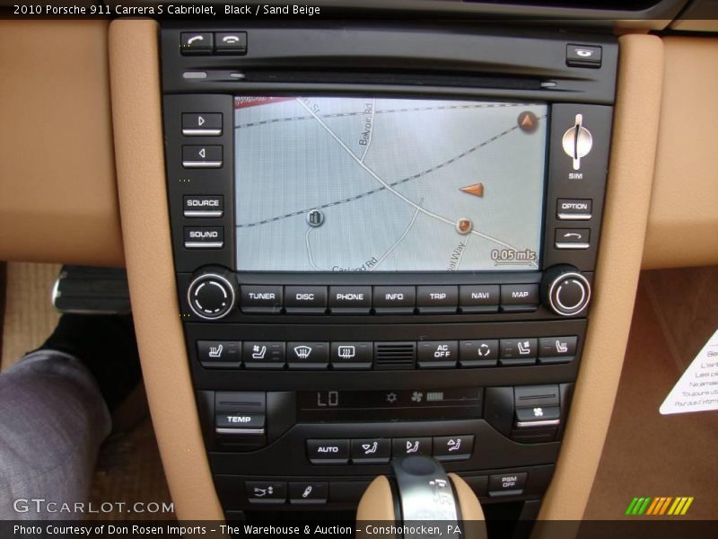 Black / Sand Beige 2010 Porsche 911 Carrera S Cabriolet