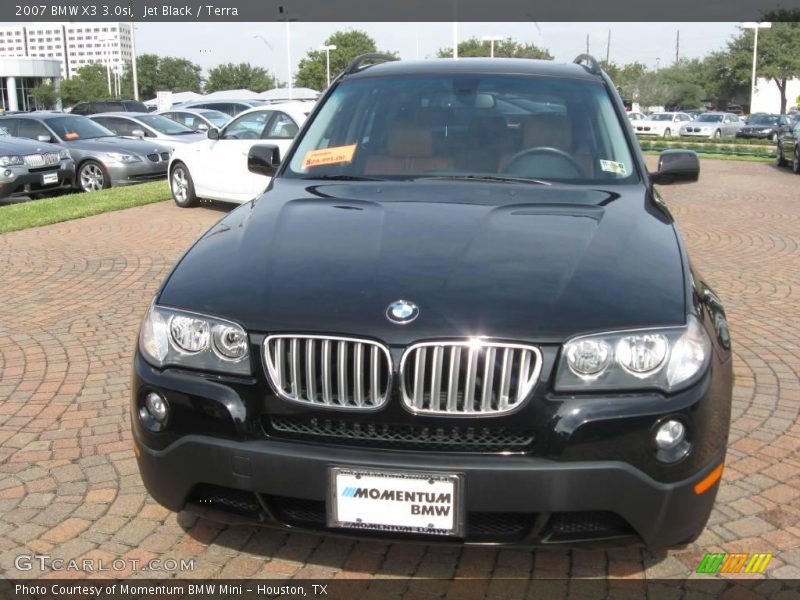 Jet Black / Terra 2007 BMW X3 3.0si