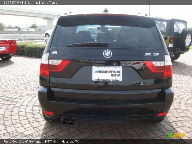 Jet Black / Terra 2007 BMW X3 3.0si