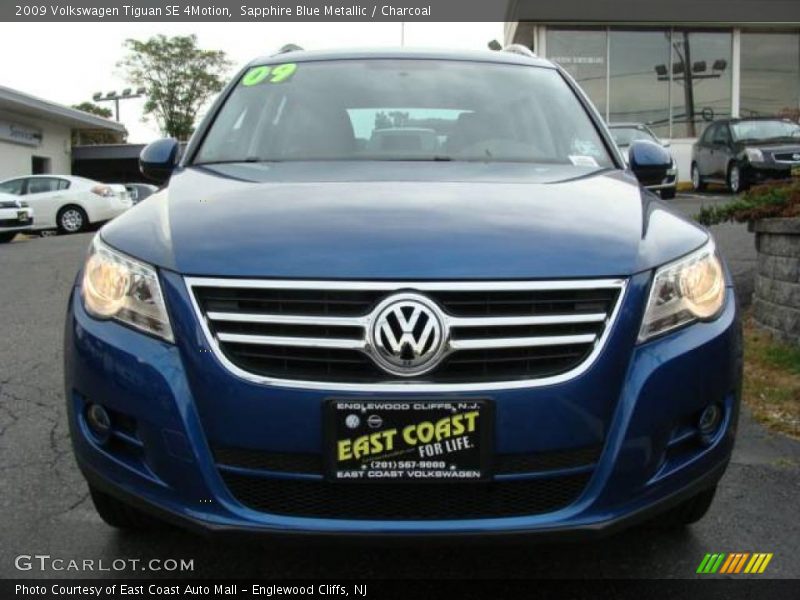 Sapphire Blue Metallic / Charcoal 2009 Volkswagen Tiguan SE 4Motion