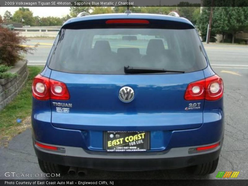 Sapphire Blue Metallic / Charcoal 2009 Volkswagen Tiguan SE 4Motion