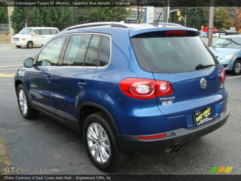 Sapphire Blue Metallic / Charcoal 2009 Volkswagen Tiguan SE 4Motion