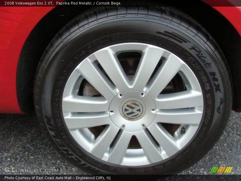 Paprika Red Metallic / Cornsilk Beige 2008 Volkswagen Eos 2.0T